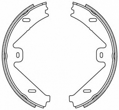 OPEN PARTS bsa222500 -  Комплект тормозных колодок